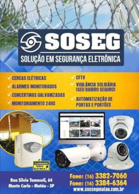 SOSEG - Soluções em Segurança Eletrônica Jaboticabal SP