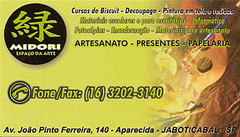 MIDORI ESPAÇO DA ARTE Jaboticabal SP